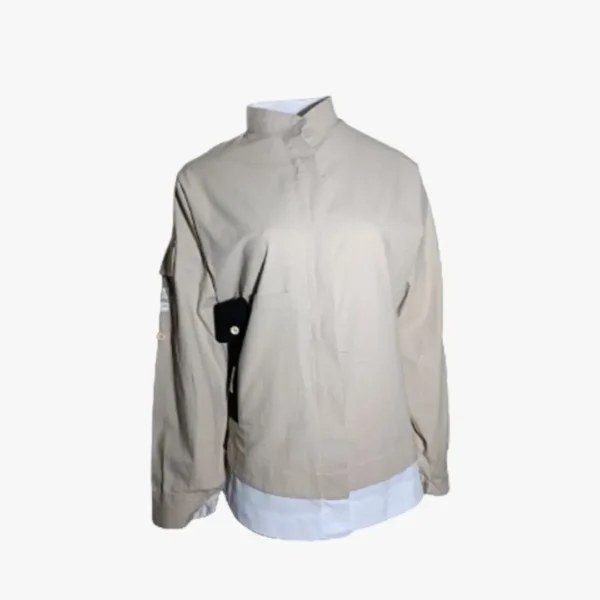 قیمت و خرید شومیز زنانه سجاف دوبل کتان light brown کد 3876